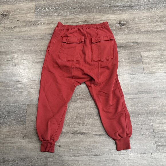 Rick Owens DRKSHDW Collection Drawstring Prisoner Pants - bruise - Picture 7 of 7